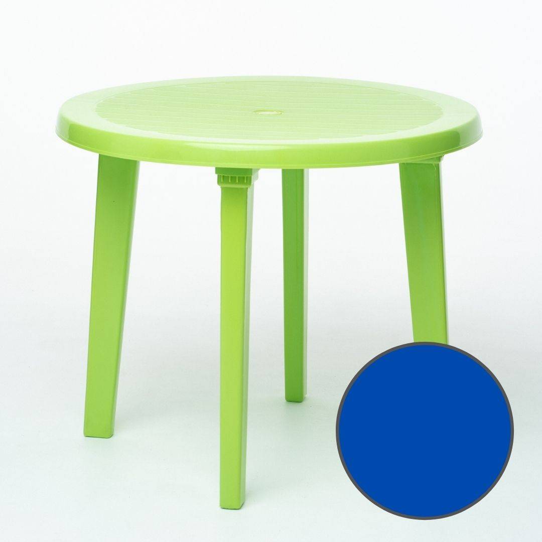 Round outlet lucite table