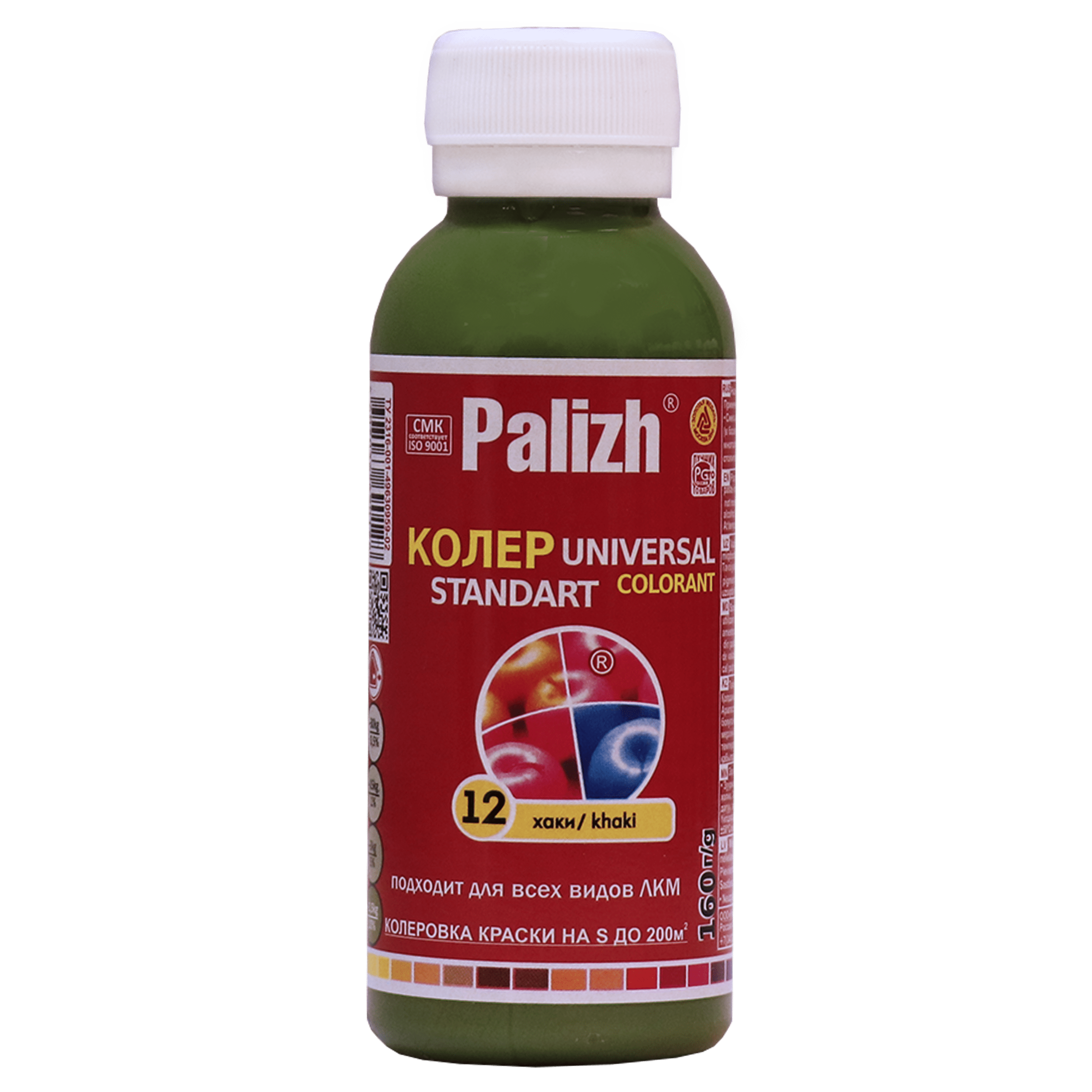 Колер Universal Standart colorant Palizh. Паста-колер №12 Palizh хаки (100 мл). Паста колеровочная универсальная Palizh стандарт хаки (№12) 100 мл. Колер Palizh №12 хаки.