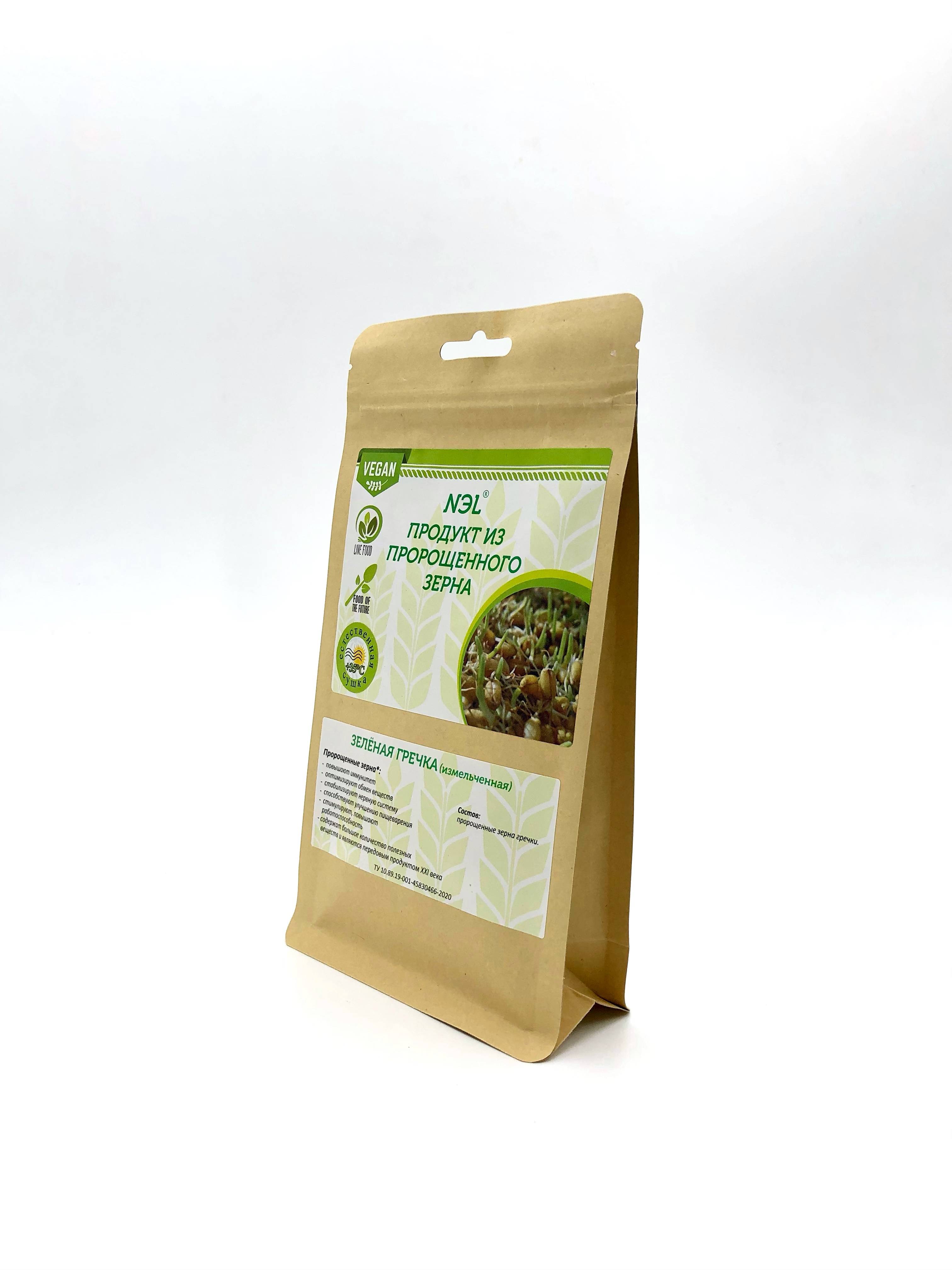 Sprouted buckwheat product 0,25 g - ООО "НЭЛЬ"/Limited Liability Company "NЭL" - Vegetarian food buy wholesale from manufacturer and supplier on UDM.MARKET