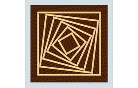 3D end grain cutting board #5, CNC files for wood, CNC inlays, VCarve, Aspire files, EPS, SVG, DXF laser cut files - MTM WOOD LLC - Decor and interior buy wholesale from manufacturer and supplier on UDM.MARKET