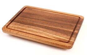 Universal wooden cutting board with a juice track - MTM WOOD LLC - Decor and interior buy wholesale from manufacturer and supplier on UDM.MARKET