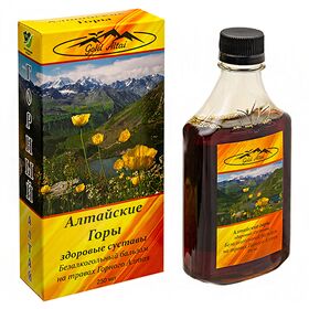 Non-alcoholic balm Gold Altai "Altai Mountains" healthy joints, 250 ml. - АЛТАЙ БАЙ/ALTAY BAY - Agriculture & Food buy wholesale from manufacturer and supplier on UDM.MARKET
