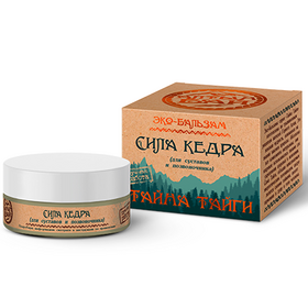 Eco-balm ALTYN BAI "Power of cedar" for joints and spine, 50 ml. - АЛТАЙ БАЙ/ALTAY BAY - Health & Beauty buy wholesale from manufacturer and supplier on UDM.MARKET