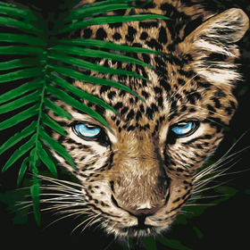 Картина по номерам "Леопард" 40х50см - ООО «Мега-Групп» - Игрушки и хобби купить оптом от производителя на UDM.MARKET
