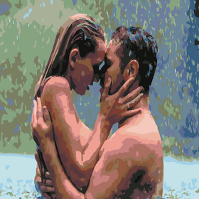 Painting by numbers "Rain romance" 40x50cm - ООО «Мега-Групп» - Toys & Hobbies  buy wholesale from manufacturer and supplier on UDM.MARKET