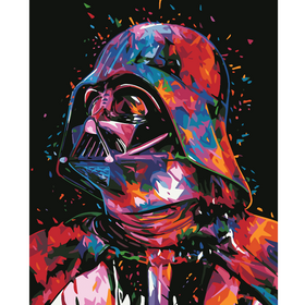 Painting by numbers HOBRUK "Rainbow Darth Vader" 40*50cm - ООО «ВИПХОББИ» - Toys & Hobbies  buy wholesale from manufacturer and supplier on UDM.MARKET