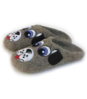 Home slippers "Dog" - "Glazovskie valenki" - Shoes buy wholesale from manufacturer and supplier on UDM.MARKET