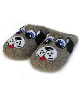 Home slippers "Dog" - "Glazovskie valenki" - Shoes buy wholesale from manufacturer and supplier on UDM.MARKET