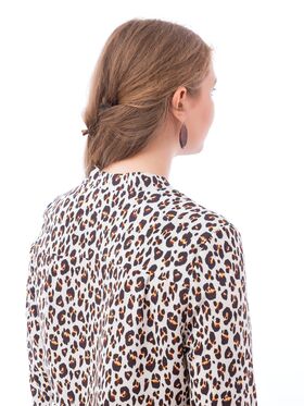 Sakton-blouse " Leopard on white" - ООО САКТОН - Apparel, Textiles, Fashion Accessories & Jewelry buy wholesale from manufacturer and supplier on UDM.MARKET