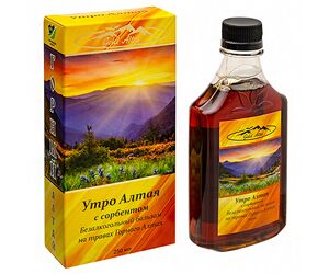 Non-alcoholic balsam Gold Altai "Altai Morning" with sorbent, 250 ml. - АЛТАЙ БАЙ/ALTAY BAY - Agriculture & Food buy wholesale from manufacturer and supplier on UDM.MARKET