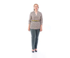 Sakton-blouse " Leopard on white" - ООО САКТОН - Apparel, Textiles, Fashion Accessories & Jewelry buy wholesale from manufacturer and supplier on UDM.MARKET