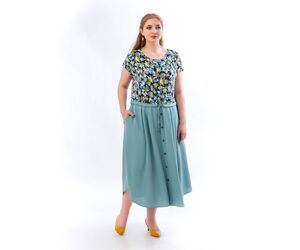 Сактон- платье "Городские цветы" - ООО САКТОН - Apparel, Textiles, Fashion Accessories & Jewelry buy wholesale from manufacturer and supplier on UDM.MARKET