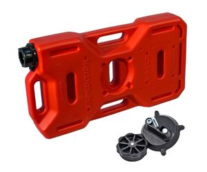 Комбинированная плоская канистра Экстрим 10 литров 3 в 1 красная - ООО  «ПП «АВЕС» - Автомобили, Транспорт и Аксессуары купить оптом от производителя на UDM.MARKET