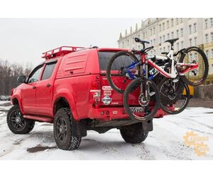 Велобагажник РИФ в квадрат для фаркопа на 2 велосипеда - ООО  «ПП «АВЕС» - Автомобили, Транспорт и Аксессуары купить оптом от производителя на UDM.MARKET