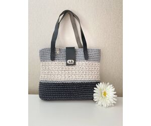 Shopper bag 100% eco-friendly cotton in three colors - Титова Елена Валентиновна - Bags, Shoes & Accessories buy wholesale from manufacturer and supplier on UDM.MARKET