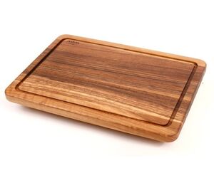 Universal wooden cutting board with a juice track - MTM WOOD LLC - Decor and interior buy wholesale from manufacturer and supplier on UDM.MARKET