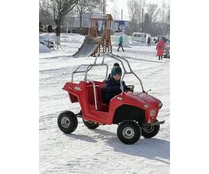 Детский 2-х местный электромобиль "чИЖик" для катания на улице зимой и летом на аккумуляторе. - ИП Столбова Н.П. - Игрушки и хобби купить оптом от производителя на UDM.MARKET