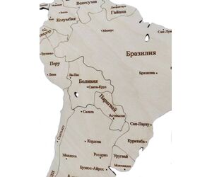 Деревянная карта мира 1600x950 настенная с гравировкой, для интерьера квартиры и дома - World maps made of wood/Деревянные карты мира - Дом, Мебель, Освещение и Строительство купить оптом от производителя на UDM.MARKET