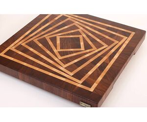 Торцевая разделочная доска с 3D эффектом №5 - MTM WOOD LLC - Декор и интерьер купить оптом от производителя на UDM.MARKET
