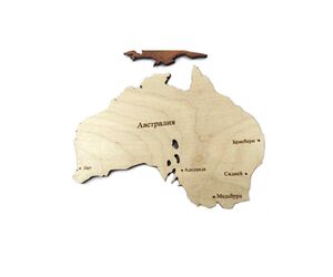 Деревянная карта мира 1600x950 настенная с гравировкой, для интерьера квартиры и дома - World maps made of wood/Деревянные карты мира - Дом, Мебель, Освещение и Строительство купить оптом от производителя на UDM.MARKET