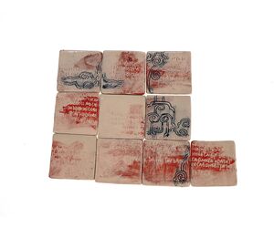 Изразцы, сериЯ «Новое прочтение Ахматовой», комплекте из 10 штук - Пантюхина Наталья Валерьевна - Decor and interior buy wholesale from manufacturer and supplier on UDM.MARKET