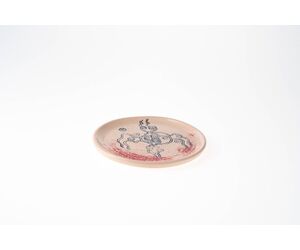 Чайная пара: керамическая кружка 200 мл и блюдце диаметром 14 см, серия "Новое прочтение Ахматовой" - Пантюхина Наталья Валерьевна - Decor and interior buy wholesale from manufacturer and supplier on UDM.MARKET