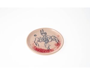 Чайная пара: керамическая кружка 200 мл и блюдце диаметром 14 см, серия "Новое прочтение Ахматовой" - Пантюхина Наталья Валерьевна - Decor and interior buy wholesale from manufacturer and supplier on UDM.MARKET