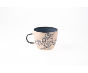 Чайная пара: керамическая кружка 200 мл и блюдце диаметром 14 см, серия "Новое прочтение Ахматовой" - Пантюхина Наталья Валерьевна - Decor and interior buy wholesale from manufacturer and supplier on UDM.MARKET