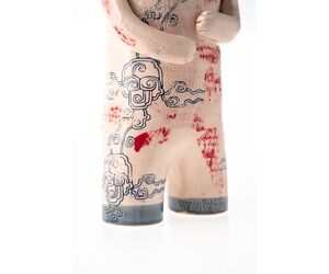 Интерьерная керамическая статуэтка «Медведь» высотой 30-34 см, серия «Новой прочтение Ахматовой» - Пантюхина Наталья Валерьевна - Decor and interior buy wholesale from manufacturer and supplier on UDM.MARKET