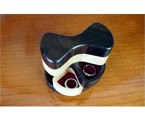 Шкатулка для украшений деревянная, поворотная, торцевая - MTM WOOD LLC - Декор и интерьер купить оптом от производителя на UDM.MARKET