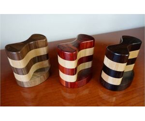 Шкатулка для украшений деревянная, поворотная, торцевая, 100х80х100 мм. - MTM WOOD LLC - Декор и интерьер купить оптом от производителя на UDM.MARKET