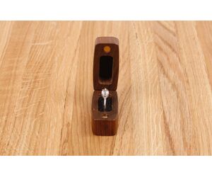 Шкатулка для кольца деревянная, торцевая, мини 50x25x35 мм. - MTM WOOD LLC - Декор и интерьер купить оптом от производителя на UDM.MARKET