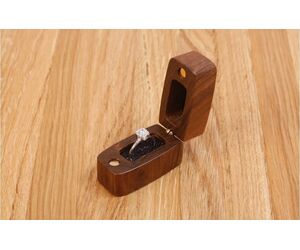Wooden ring box, end, mini, 50x25x35 mm - MTM WOOD LLC - Decor and interior buy wholesale from manufacturer and supplier on UDM.MARKET