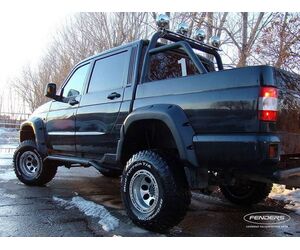 Power arch extensions for UAZ Patriot Pickup (projection 100 mm) - ООО  «ПП «АВЕС» - Auto, Transportation, Vehicles & Accessories  buy wholesale from manufacturer and supplier on UDM.MARKET