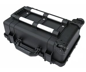 Кейс защитный ударопрочный "Риф" 530х355х255 мм на колёсах с телескопической ручкой, черный, пластик - ООО  «ПП «АВЕС» - Автомобили, Транспорт и Аксессуары купить оптом от производителя на UDM.MARKET