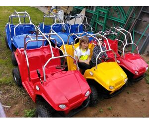 Детский 2-х местный электромобиль "чИЖик" для катания на улице зимой и летом на аккумуляторе. - ИП Столбова Н.П. - Игрушки и хобби купить оптом от производителя на UDM.MARKET