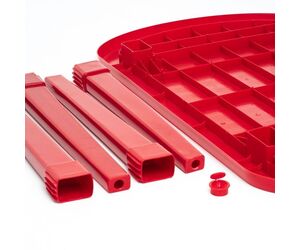 Стол овальный пластиковый складной для дачи, кафе цвет индивидуальный (RAL) - IPM IDEA PEOPLE MANUFACTURE - Дом, Мебель, Освещение и Строительство купить оптом от производителя на UDM.MARKET