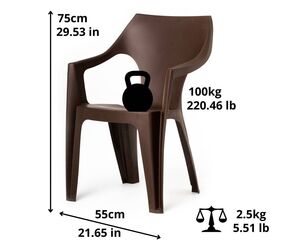 Кресло пластиковое «Амстердам» для дома, улицы, сада, кафе темно-зеленого цвета - IPM IDEA PEOPLE MANUFACTURE - Дом, Мебель, Освещение и Строительство купить оптом от производителя на UDM.MARKET