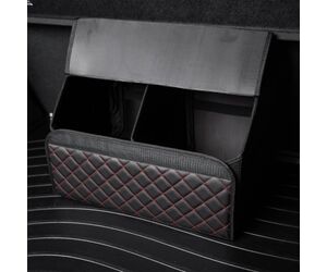 Сумка органайзер в багажник автомобиля экокожа черного цвета, 50х50х30 см - ЕдемЕдем.РФ - Автомобили, Транспорт и Аксессуары купить оптом от производителя на UDM.MARKET