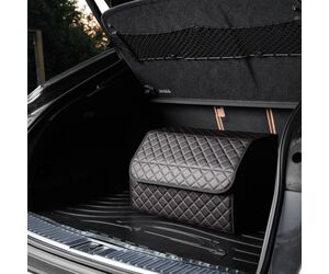 Сумка органайзер в багажник автомобиля экокожа черного цвета, 50х50х30 см - ЕдемЕдем.РФ - Автомобили, Транспорт и Аксессуары купить оптом от производителя на UDM.MARKET