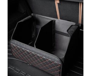 Сумка органайзер в багажник автомобиля экокожа черного цвета, 50х50х30 см - ЕдемЕдем.РФ - Автомобили, Транспорт и Аксессуары купить оптом от производителя на UDM.MARKET
