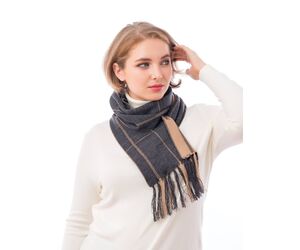 Сактон шарф мужской, мерч, шарф с принтом, принт с 23 февраля НАСТОЯЩЕМУ МУЖЧИНЕ