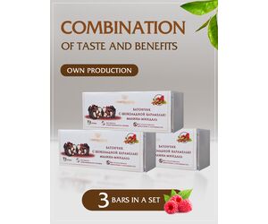 Шоколадный Батончик с Малиной и Миндалем - CHOCOLADBERI - Agriculture & Food buy wholesale from manufacturer and supplier on UDM.MARKET
