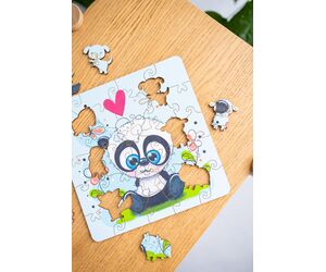 Деревянный пазл для детей от 3 лет "Малыш Панда" - WOOD MAGIC - Игрушки и хобби купить оптом от производителя на UDM.MARKET