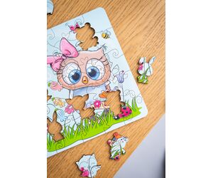 Деревянный пазл Совушка - WOOD MAGIC - Игрушки и хобби купить оптом от производителя на UDM.MARKET