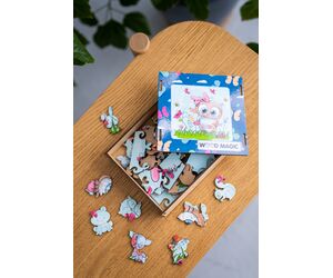 Деревянный пазл Совушка - WOOD MAGIC - Игрушки и хобби купить оптом от производителя на UDM.MARKET