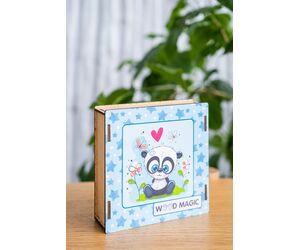 Деревянный пазл для детей от 3 лет "Малыш Панда" - WOOD MAGIC - Игрушки и хобби купить оптом от производителя на UDM.MARKET