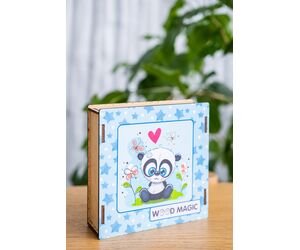 Деревянный пазл для детей от 3 лет "Малыш Панда" - WOOD MAGIC - Игрушки и хобби купить оптом от производителя на UDM.MARKET