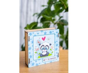 Деревянный пазл для детей от 3 лет "Малыш Панда" - WOOD MAGIC - Игрушки и хобби купить оптом от производителя на UDM.MARKET