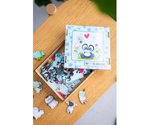 Деревянный пазл для детей от 3 лет "Малыш Панда" - WOOD MAGIC - Игрушки и хобби купить оптом от производителя на UDM.MARKET